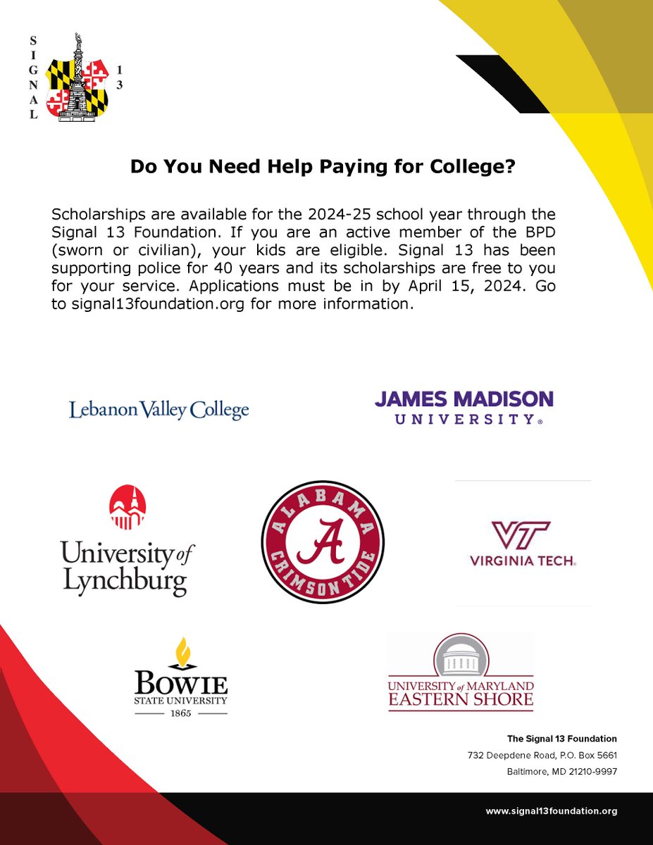 Signal 13 Foundation tweet media