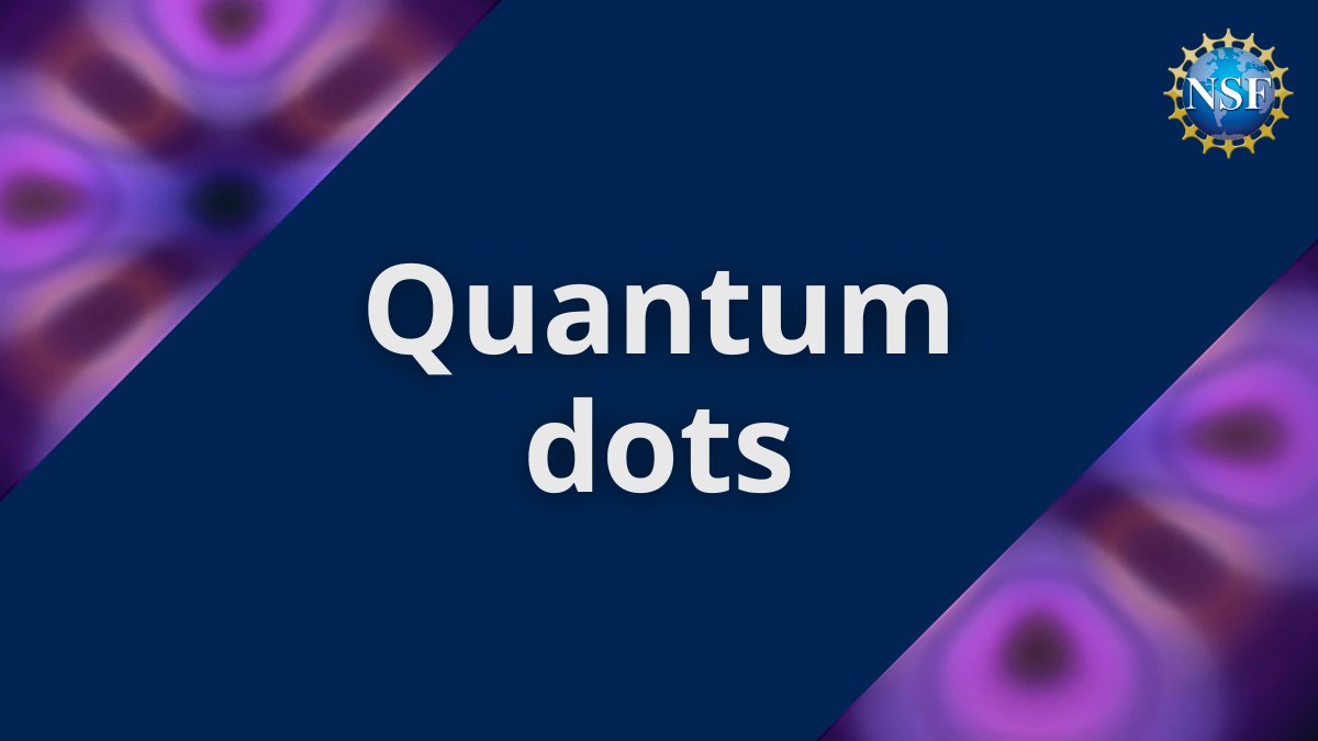 NSF's tweet photo. These mighty mites are semiconducting nanocrystals energized by light. Potential uses are huge: quantum computing, advanced lasers, solar cells, medical imaging, display screens & more.
QD technology research even earned a 2023 Nobel Prize!
https://t.co/AqOmwUIjDL
#ScienceWord https://t.co/r8174oIz6m