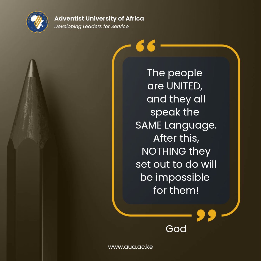 auauniversity's tweet photo. The power of syngery can never be underestimated. 

#adventistuniversityofafrica #positivesynergy #teamwork #unity https://t.co/rLChym2Bnk