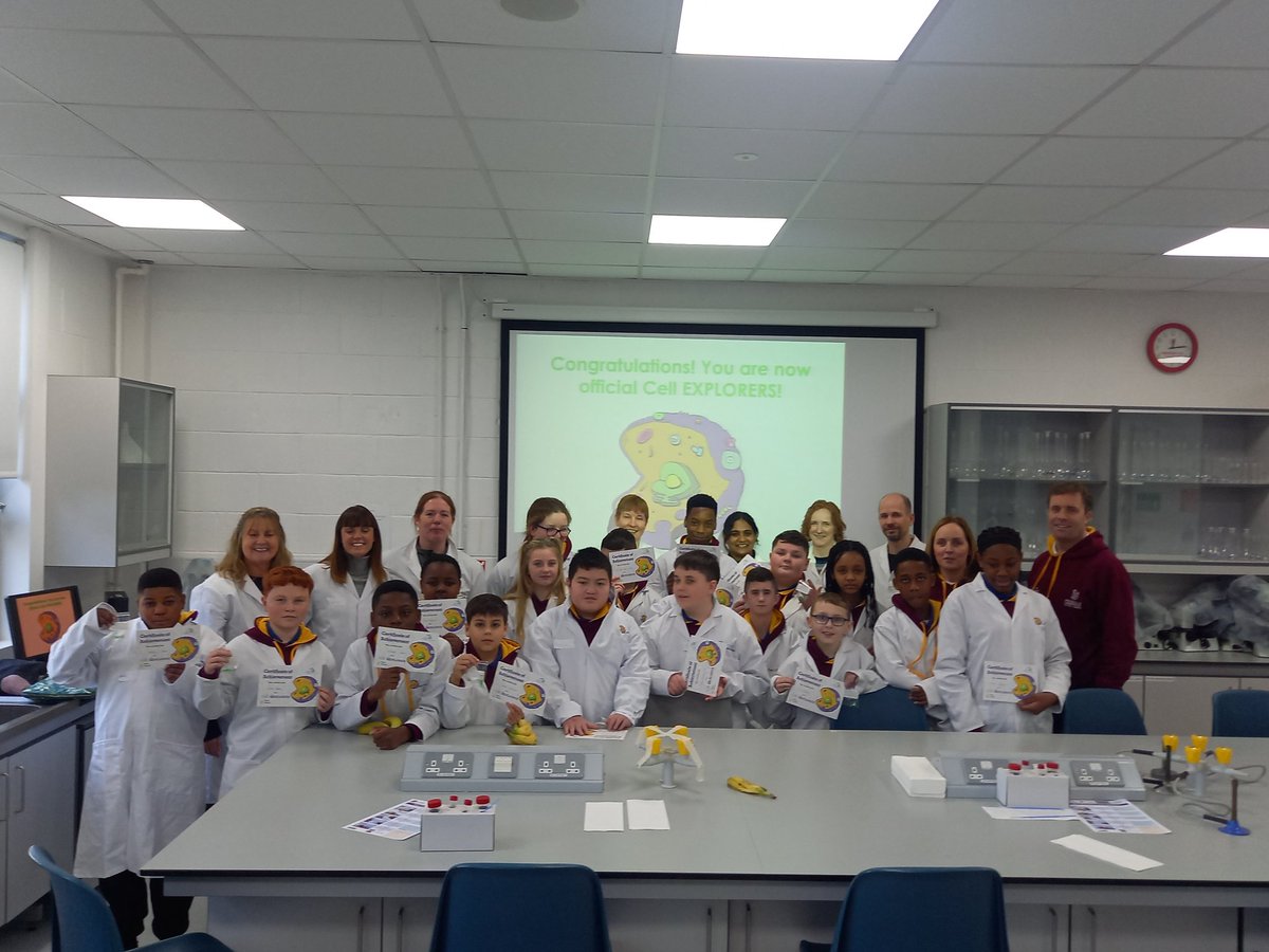 A super morning with students from Our Lady of Lourdes extracting DNA @UL @Cellexplorers @sci_engUL