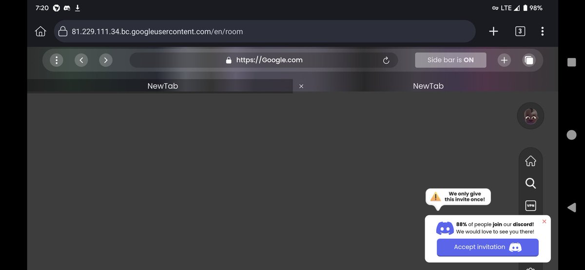 Deblok_me's tweet photo. @AlfTheDev @2k_navy @shorteststraw0 @SurfSkip_com It was so ez to bypass I could do it on my phone (except it doesn't load 😂😂) https://t.co/3SpumQMU5J