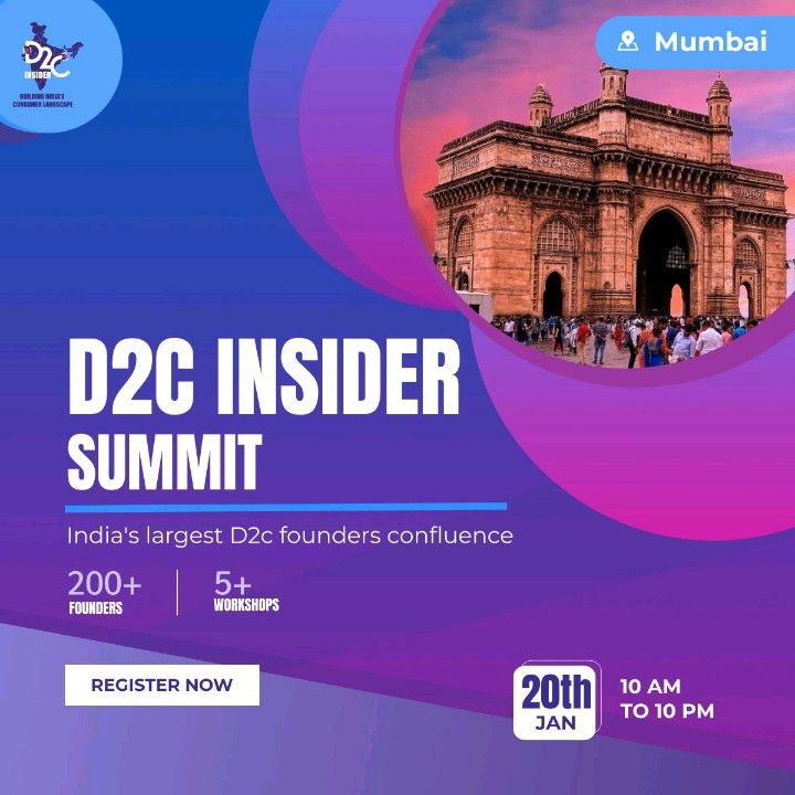 Attention #D2C Founders!  Time to level up your brand!  Join 5000+ peers at the D2C Insider Summit in Mumbai on Jan 20th!

Register now. Comment ⬇️ for the link! 

#d2cinsider #d2cindia #d2csummit #RapidCanvas #pitchdeck #startup