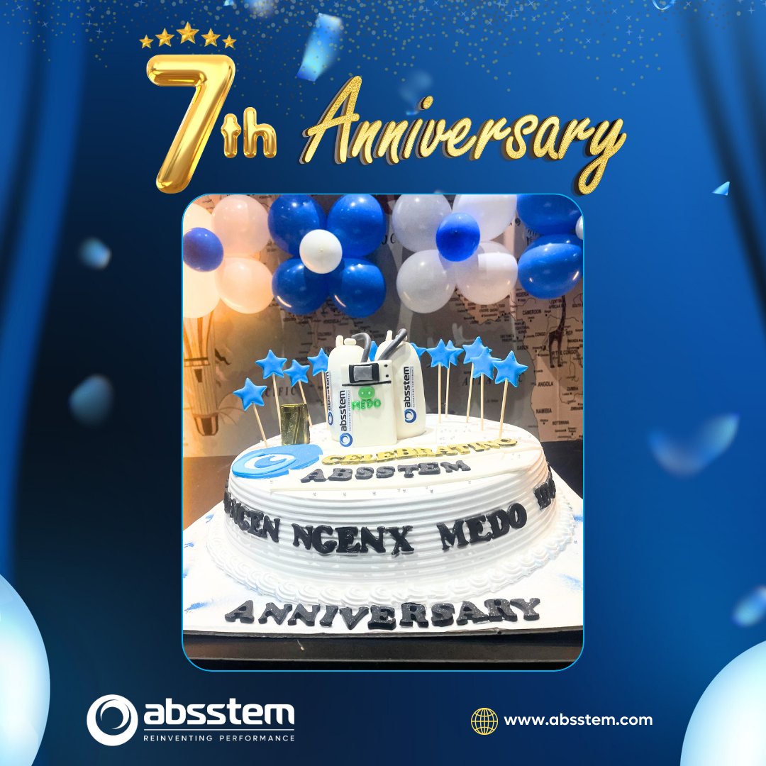 absstem's tweet photo. Celebrating 7 incredible years of innovation, growth, and success at Absstem Technologies LLP! 🎉✨ Grateful for the journey and excited for the future ahead. Here's to many more years of excellence! 🚀 #AbsstemAnniversary #absstemanniversary #7yearsofinnovation #teamgoals https://t.co/aeqiMvSewB