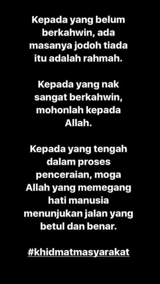 Realiti sebenar alam perkahwinan, semoga kita dan pasangan sentiasa dijaga dan dilindungi oleh Allah swt daripada perkara-perkara yang memudaratkan. 🤍