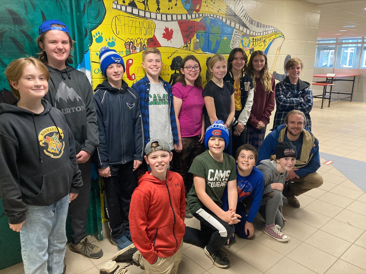Through an #UpLiftNS Student Action Grant and the help of one of our Youth Engagement Coordinators, the leadership team at Chester Area Middle School worked across grades to engage their peers and create a new learning space filled with new furniture and a beautiful mural. 🥳