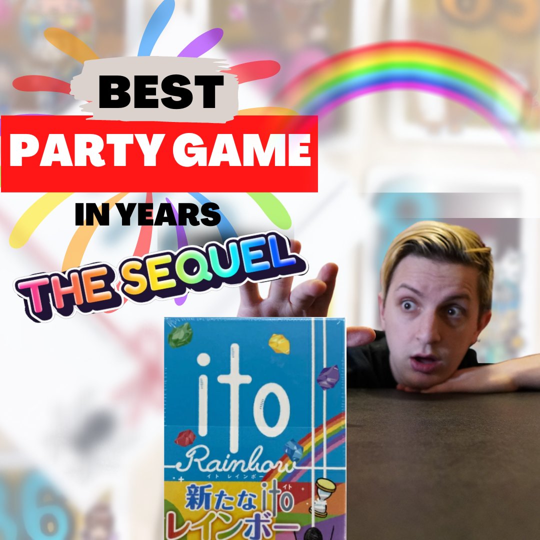 New video! Today we are covering Ito Rainbow, the sequel to one of our most loved games, Ito! Could the sequel be even better?! 

youtu.be/hflKdDcWYHY?si…

#boardgames #partygames #cardgames #familygames #jeuxdesociete #ボードゲーム #boardgame