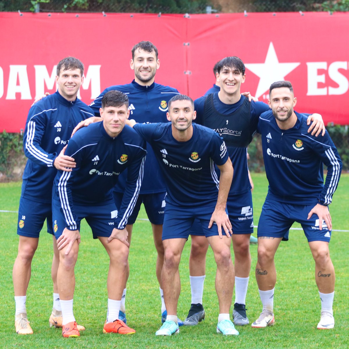 💪🏼 Seguim avançant en la preparació 

📸 Equip campió d’avui
#SentimenTarragoní