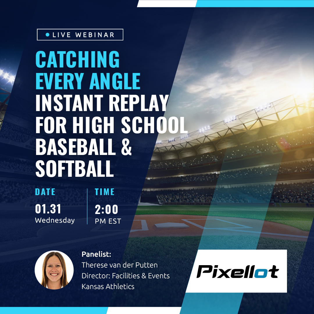 Pixellotltd's tweet photo. Instant Replay is no longer a luxury but a critical tool for baseball & softball programs across the country. Pixellot Replay has been and continues to be the most reliable and versatile instant replay system on the market, tailor-made to fit your unique program needs ⚾

Join us as we speak to Therese van der Putten from Kansas University Softball as she speaks about their experiences as long-time users of Pixellot Replay and how this system can be applied effectively at all levels of play: https://t.co/T9pnESdSxr 💫