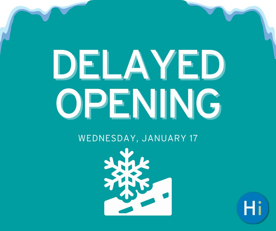 ❗Due to anticipated travel conditions, all HCLS branches will open at 11 am on Wednesday, January 17. Please check for updates on social media and our website before coming to the Library.
