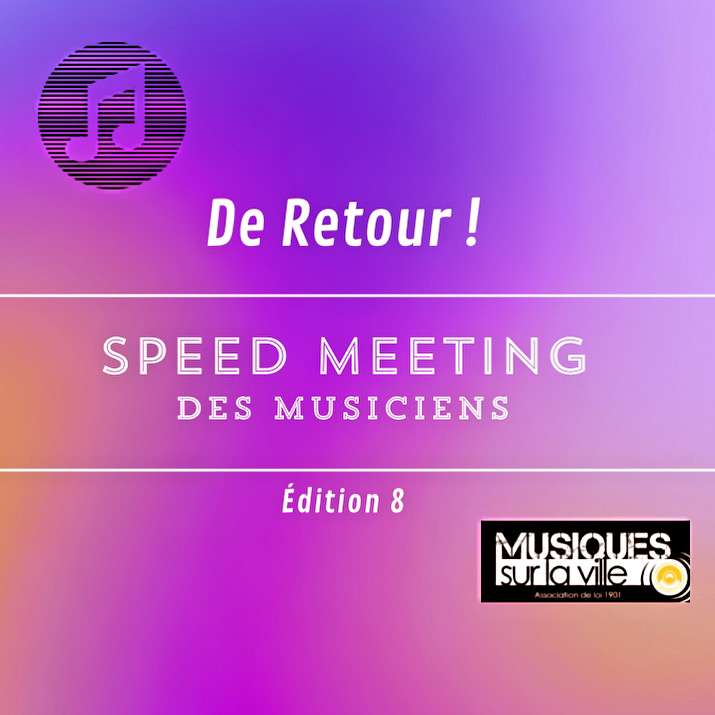 MSVChalons's tweet image. Nous avons le plaisir de vous annoncer que le speed meeting des musiciens est de retour pour son édition numéro 8 !
Les informations comme la date, le lieu et les inscriptions arrivent très bientôt, soyez à l'affût !
À très vite !