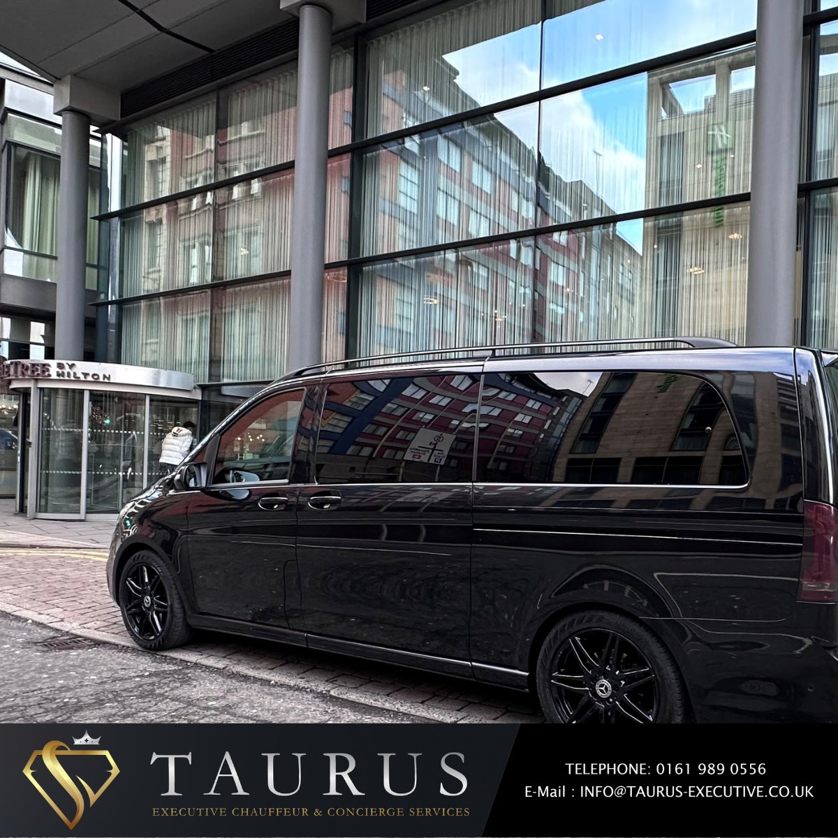 TaurusExecutive's tweet image. @taurusexecutive on the move in the heart of Manchester&apos;s city center.

For more information on our chauffeur and concierge services, reach out to us via email at info@taurus-executive.co.uk or give us a call at 0161 273 6600.  #TaurusExecutive #LuxuryTravel #ManchesterCityCenter