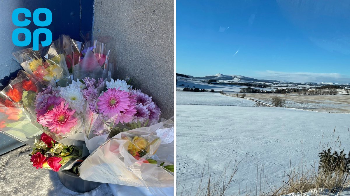A snowy day in Aberdeenshire, delivered a few bunches of flowers to Oldmeldrum Community Pantry.
#communitypantry #oldmeldrum #memberpioneer #community