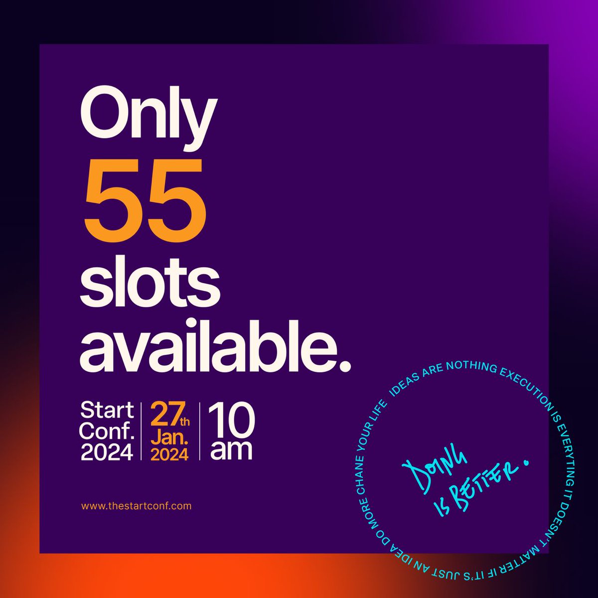 gamelmag's tweet image. Check out Start Conf. 2024, an amazing gathering of doers, being organised by @Elkobby and his team, to help you start the year right. Get your tickets at paystack.com/buy/start-conf…. Visit thestartconf.com for more information. 

#StartConf #PersonalGrowth