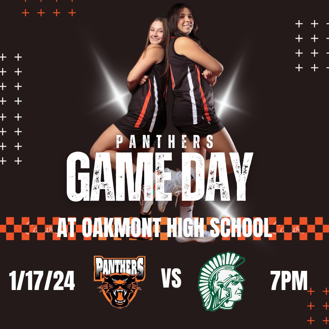 Try this again!

‼️GAME DAY‼️

🗓️: 1/17/24
🆚: Oakmont
📍: Oakmont High School 
⏰: 7:00 PM Varsity 

#pantherspride🐾