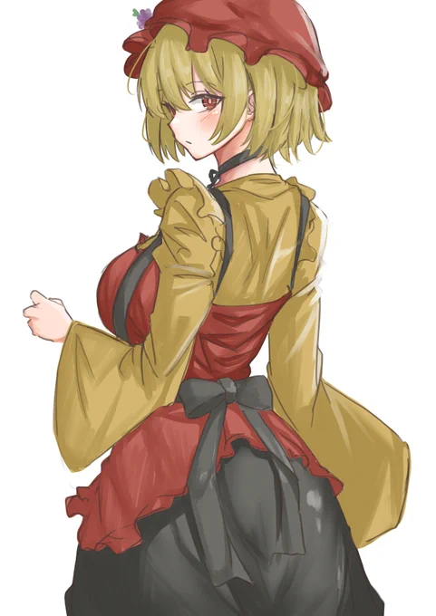 今日のお絵描き 東方 穣子