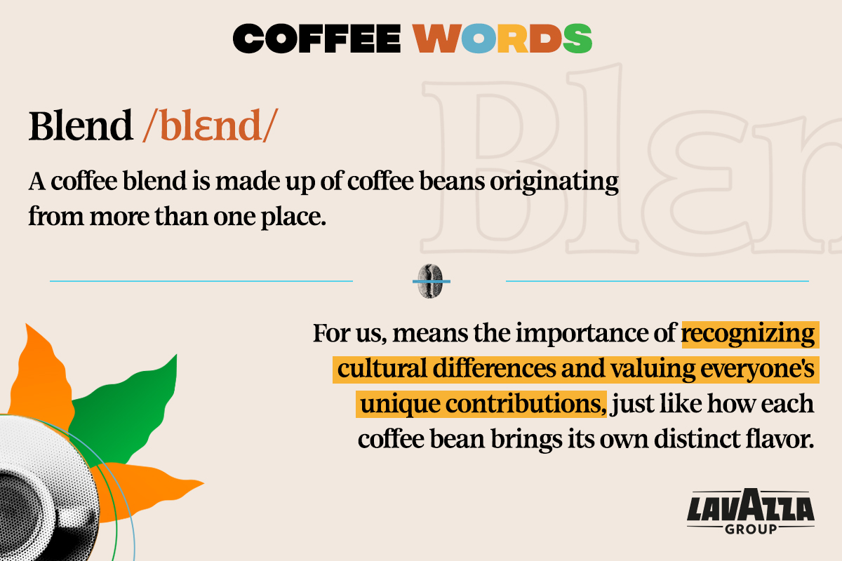 lavazzagroup's tweet photo. From the origins of coffee-related vocabulary to the latest trends, #CoffeeWords will take you on a journey to explore the language surrounding our favorite beverage and learn more about our values. 

Let’s start with “Blend” 👇🏻 https://t.co/BDPfCaoISf