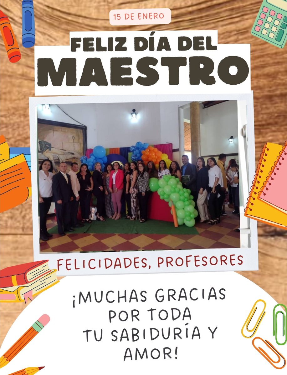 Bendición para todos y cada uno de los docentes, que sin duda alguna se caracterizan por ser valientes, guerreros y llenos de amor para con sus estudiantes. feliz día del educador. <a href="/2018Cra/">CDCE Junín Táchira</a> <a href="/Berzabethg1/">Berzabethgandicaoficial</a> <a href="/_LaAvanzadora/">Yelitze Santaella</a> <a href="/CDCETachira/">CDCE Táchira</a> <a href="/DGRPA1/">@DGRPA1</a> @MPPEDUCACION <a href="/Zonaeducadelor1/">EDUCA DELTA</a>