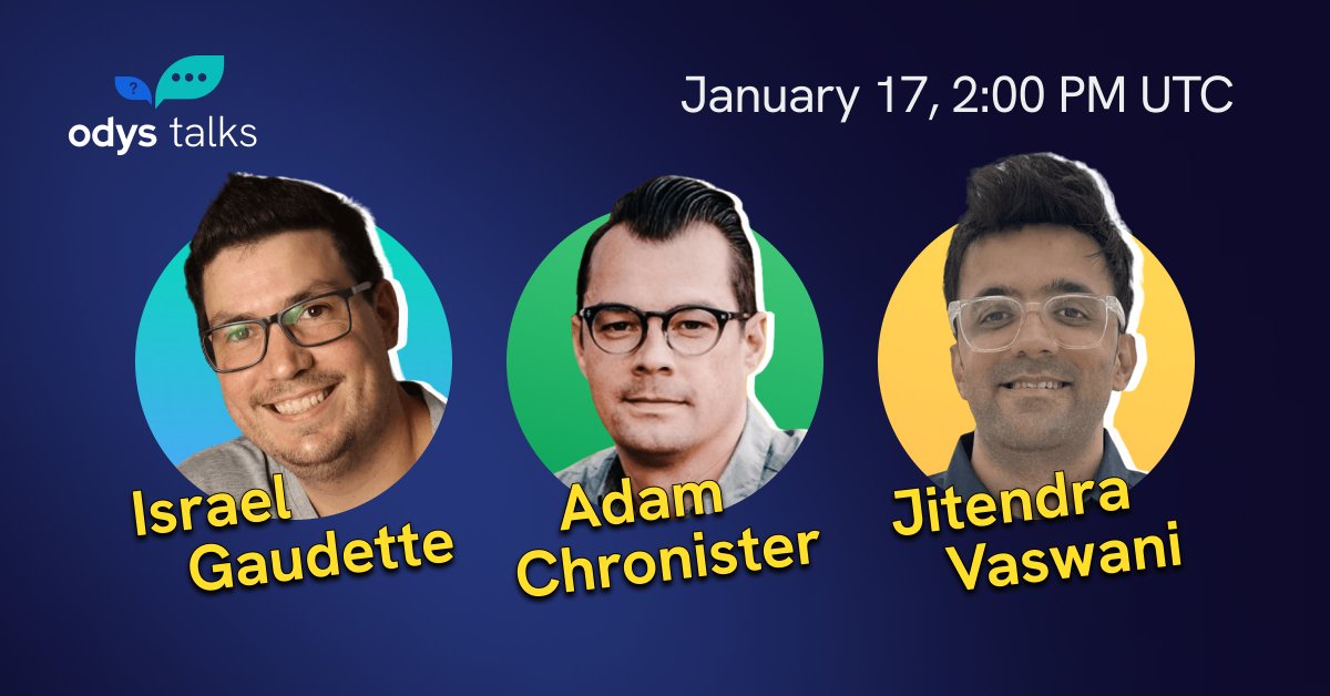 What's happening!? SEO IS DYING! Or not? We'll try to figure it out with <a href="/AdamChronister/">Adam Chronister</a> <a href="/JitendraBlogger/">Jitendra Vaswani 📊SEO EXPERT IN INDIA</a> <a href="/IsraelGaudette/">Israel Gaudette</a> (no snow storm this time!) and host @vghilien on today's episode of #OdysTalks. Link below ⬇️⬇️⬇️