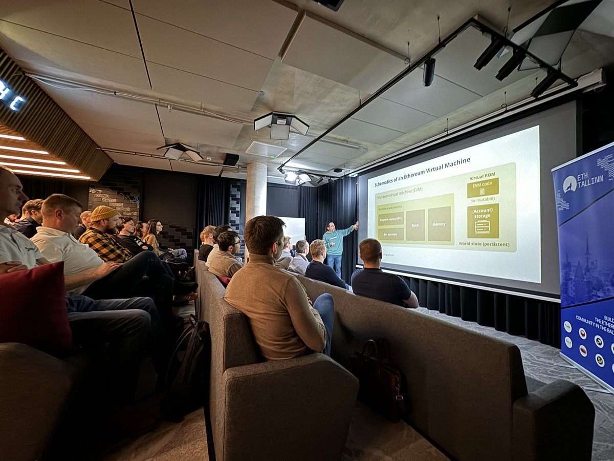 Cashton.onchain π₯ (@cashton_eth) on Twitter photo Great to kick off a series of workshops yesterday for <a href="/eth_tallinn/">ETHTallinn</a>!
<a href="/eddieoz/">EddieOz β‘</a> gave a great blockchain 101 workshop π
Next one on the 2nd of Feb, hope to see you there ππΌ
Excited to be in Tallinn exploring the ecosystem for a month! Great to kick off a series of workshops yesterday for <a href="/eth_tallinn/">ETHTallinn</a>!
<a href="/eddieoz/">EddieOz β‘</a> gave a great blockchain 101 workshop π
Next one on the 2nd of Feb, hope to see you there ππΌ
Excited to be in Tallinn exploring the ecosystem for a month!