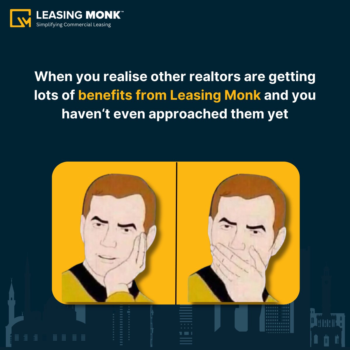 LeasingMonk's tweet photo. When you see other realtors getting lots of benefits from Leasing Monk, and you haven't asked them about it yet.
Approach Leasing Monk now and discover how it can boost your real estate business. 
Click the link in bio! 

#RealEstate #LeasingMonk https://t.co/SPYNLkMnAE