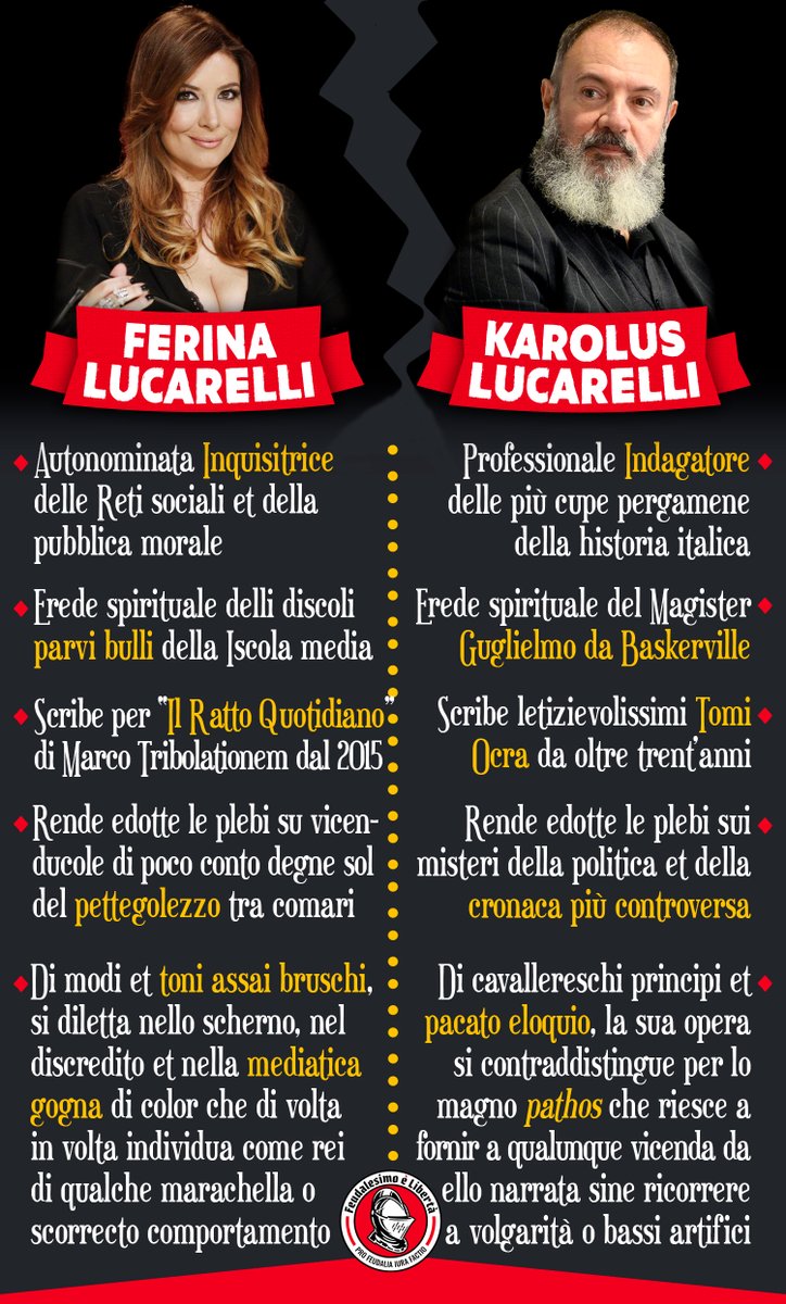 Noi siamo stati, siamo et rimarremo Carolingi! #Lucarelli #SelvaggiaLucarelli #17gennaio
