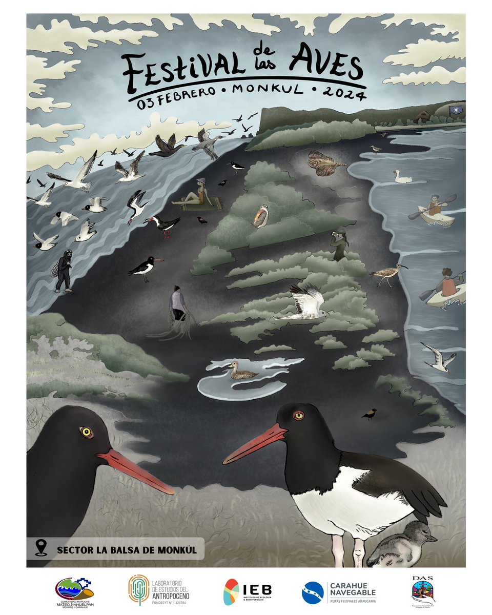 LEAntropoceno's tweet photo. Todos y todas invitados a la segunda versión del Festival de las Aves Monkul este 3 de febrero🪶

Durante el día se realizarán varias actividades y habrán multiples oficios ofreciendo sus artesanias y gastronomia.

Próximamente les compartiremos el cronograma completo. ¡Atentos! https://t.co/yVaFXQaIDu