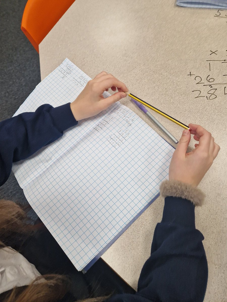 MissHuntBPCA's tweet photo. We used table maths to revise and reinforce the skills used in long multiplication today in tutoring. We smashed it! https://t.co/x7PFVRdsXh