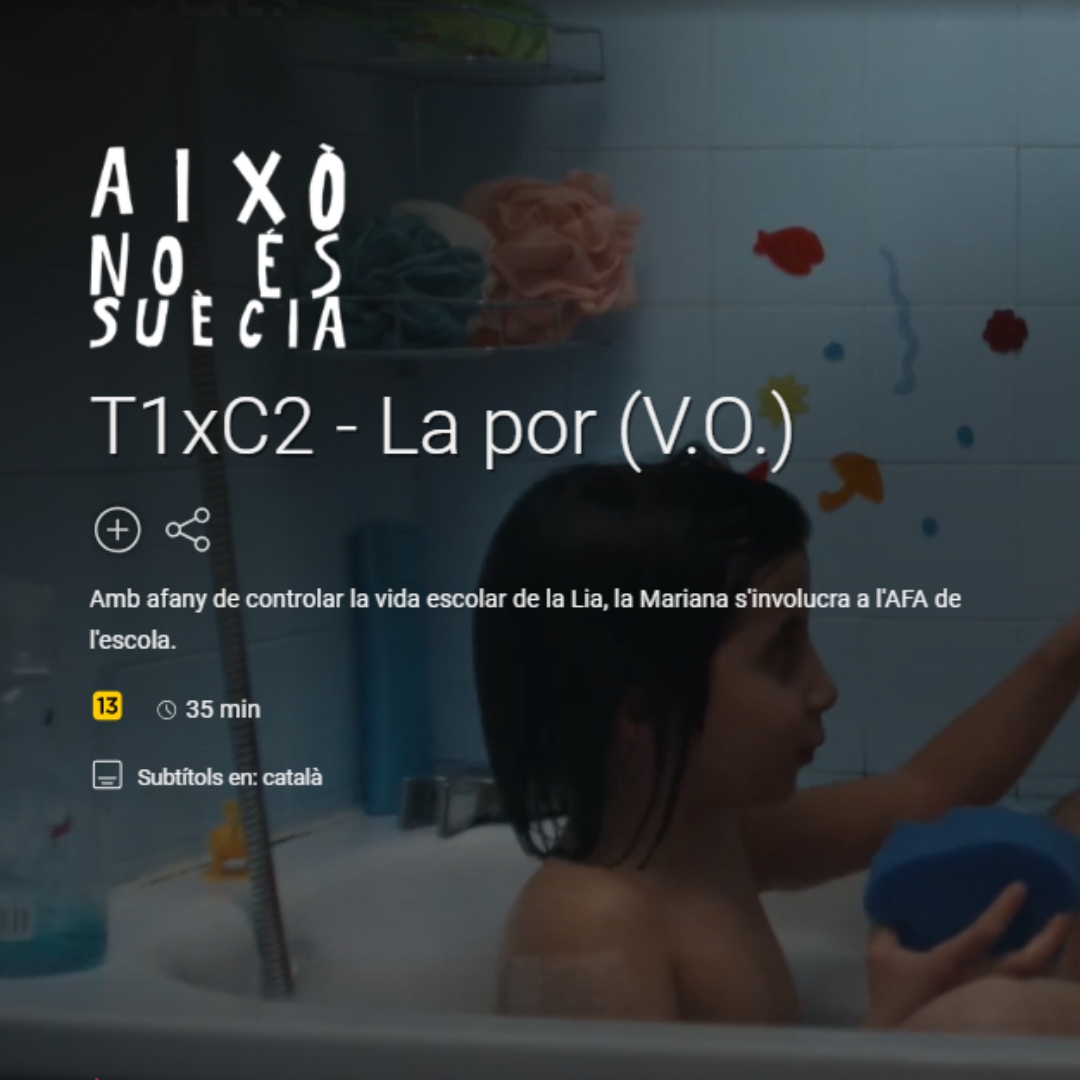 Hem fet arribar al direcció de TV3 la nostra #indignació per la imatge que es dona dels Serveis Socials en l'episodi 2 de la sèrie “Això no és Suècia”, titulat “La por”.

En concret, en el minut 27, un pare explica a la seva filla que els #ServeisSocials són una "cosa" que