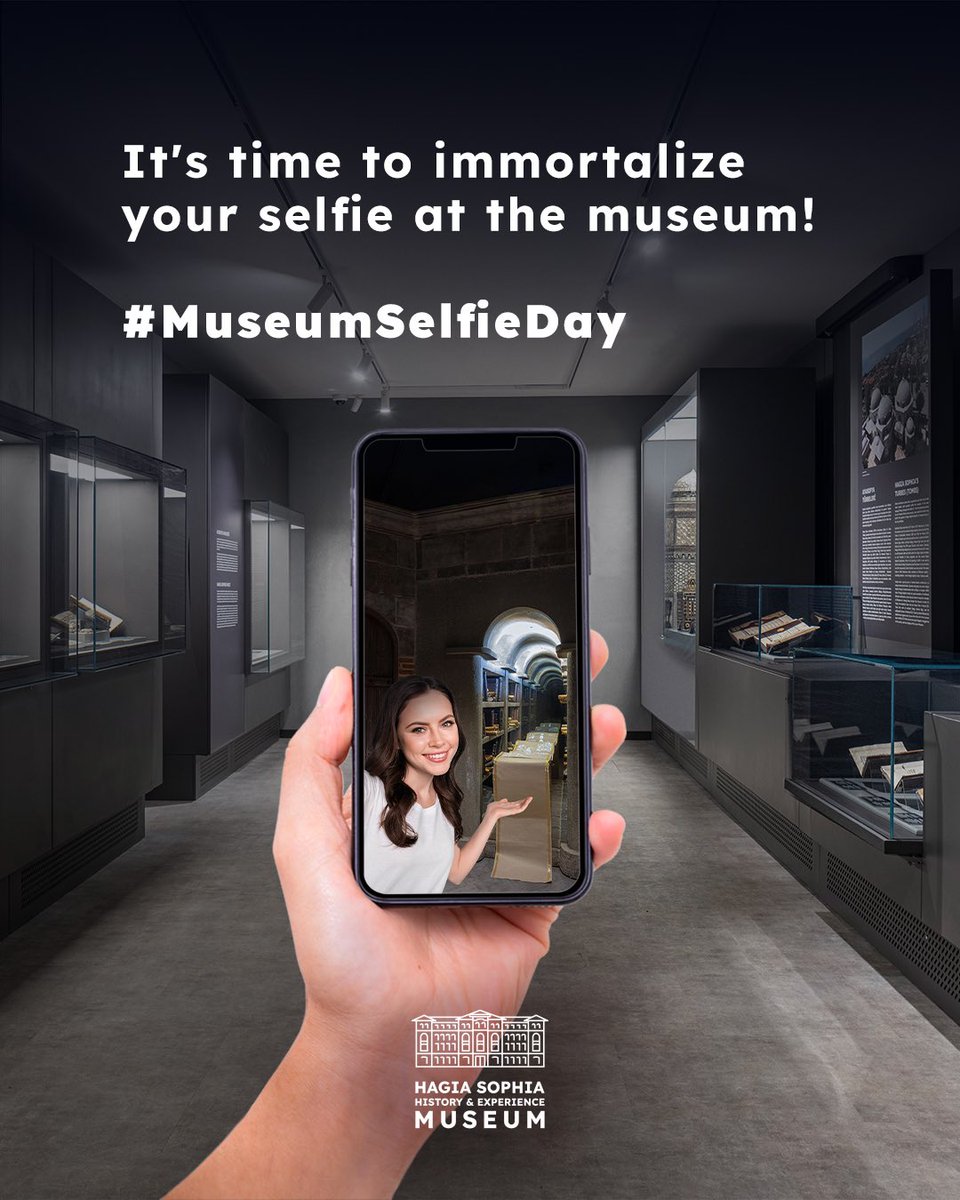 It’s time to immortalize your selfie at the museum! Don’t forget to visit the Hagia Sophia History and Experience Museum today! 

Müzedeki selfie’nizi ölümsüzleştirme zamanı geldi! Bugün Ayasofya Tarih ve Deneyim Müzesi’ni ziyaret etmeyi unutmayın! 

#MuseumSelfieDay