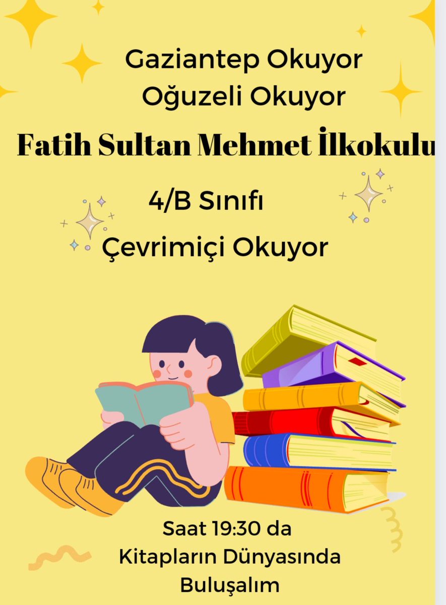 Her hafta çarşamba günü Online kitap okuyoruz <a href="/Yusuf__Tekin/">Yusuf Tekin</a> <a href="/kemalcebervali/">Kemal Çeber</a> <a href="/yasintepe/">Yasin TEPE</a> <a href="/ucrrbsrr/">Büşra Uçar</a> <a href="/burhan_yuksel23/">Burhan Yüksel</a> <a href="/Oguzeli_mem/">Oğuzeli İlçe Milli Eğitim Müdürlüğü</a> <a href="/katranci_mehmet/">Mehmet KATRANCI</a>