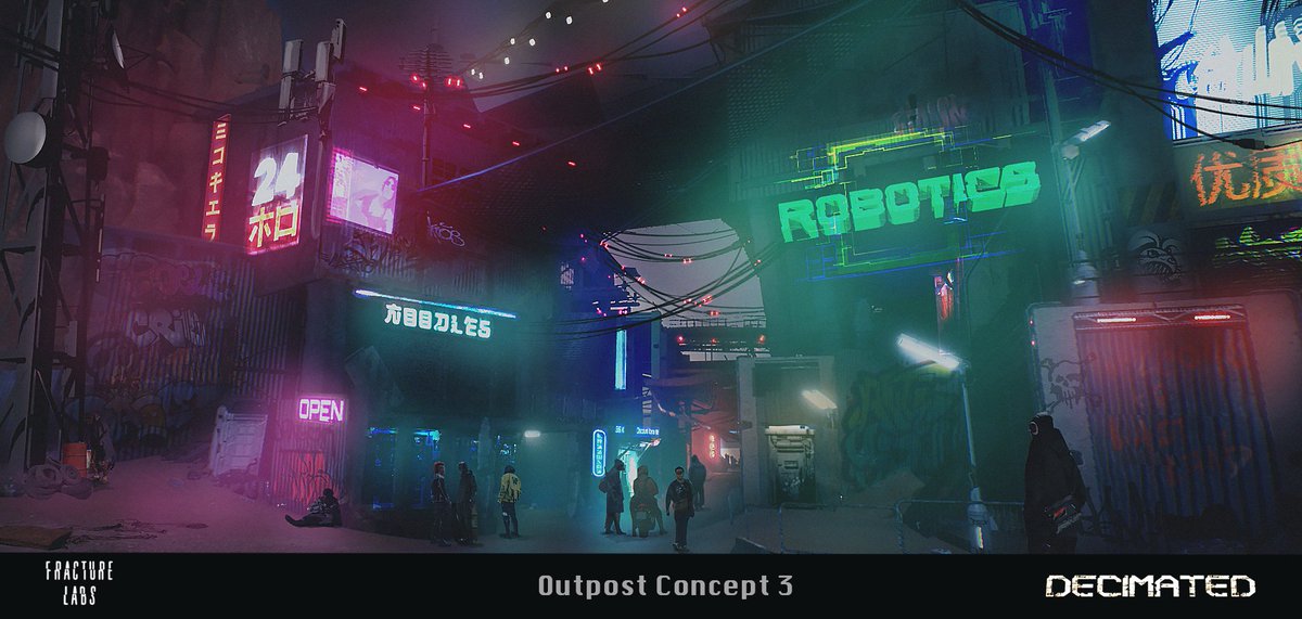 decimated_game's tweet photo. Check out some of the original concepts for the trader outpost - now playable in the closed alpha! How close did we get it?
Night version coming soon!
#decimated $DIO #unrealengine https://t.co/FSjQV1fDa8