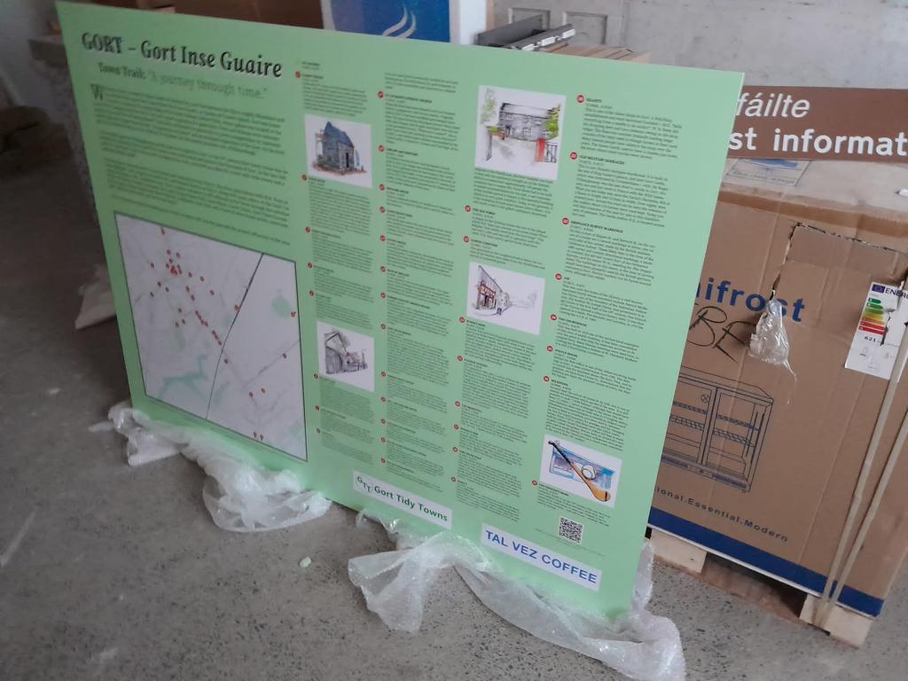 As Gort Tidy Towns we ll put another information signage in town, this time at the railway station so people coming to Gort to walk the river walk all the way to Coole Park can learn more our town and our heritage...see this  @CoynesGastropub @galwayruraldev @GuideinGalway ?