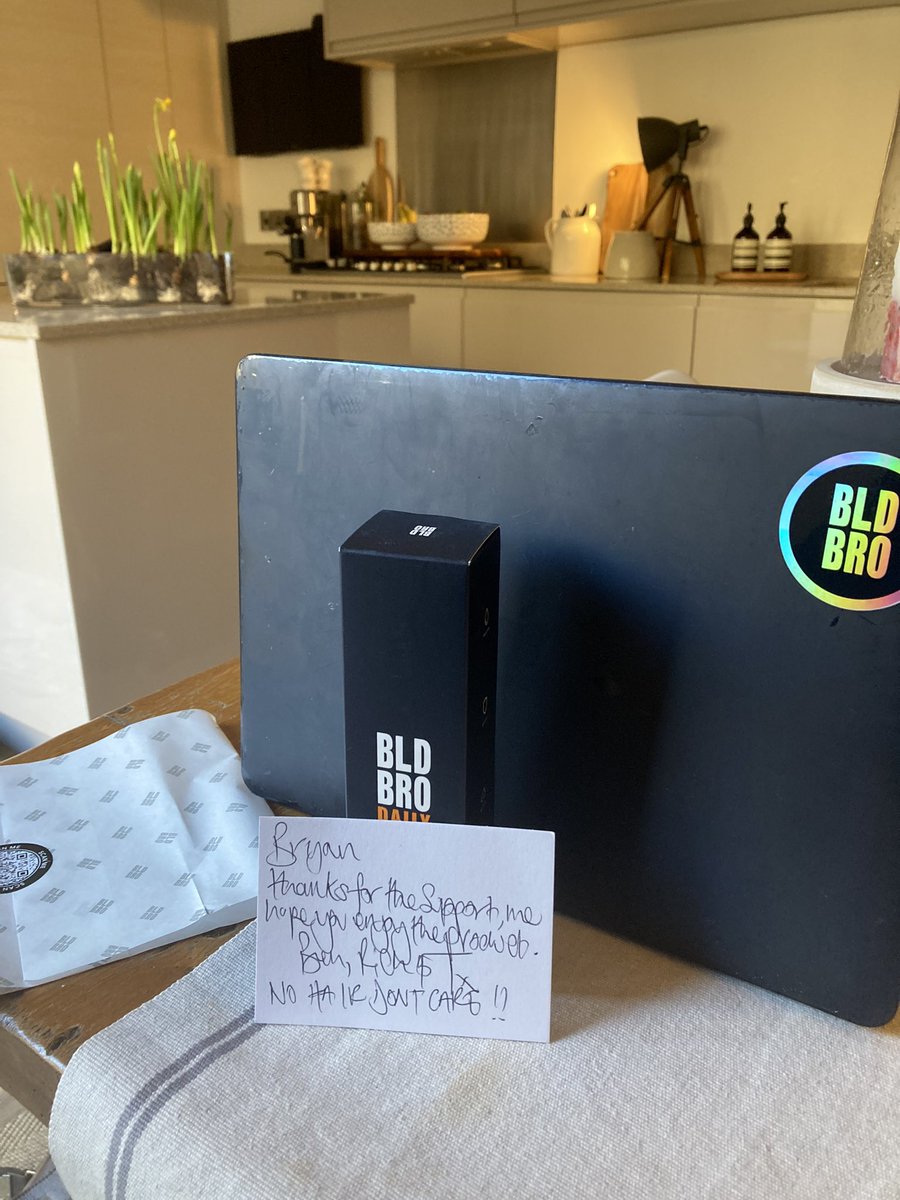 Loving the personal touch, the hand written note, the branding and the product @bld_bro. The product, especially the UV protection is perfect for me. Thanks