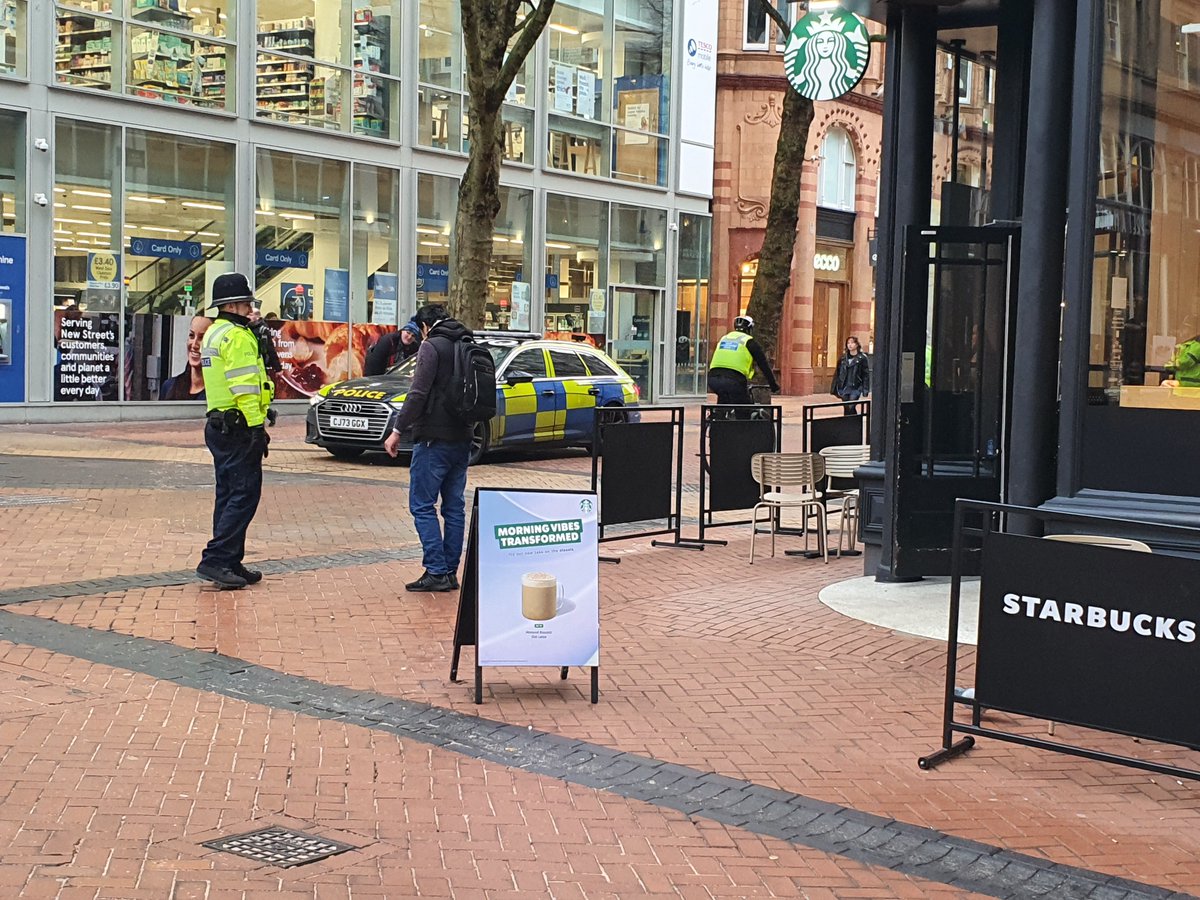 If you are travelling through Birmingham City Centre today you might see a project Servator deployment. This is nothing to worry about; we're just here to keep you safe and secure. Say hello if you see us.