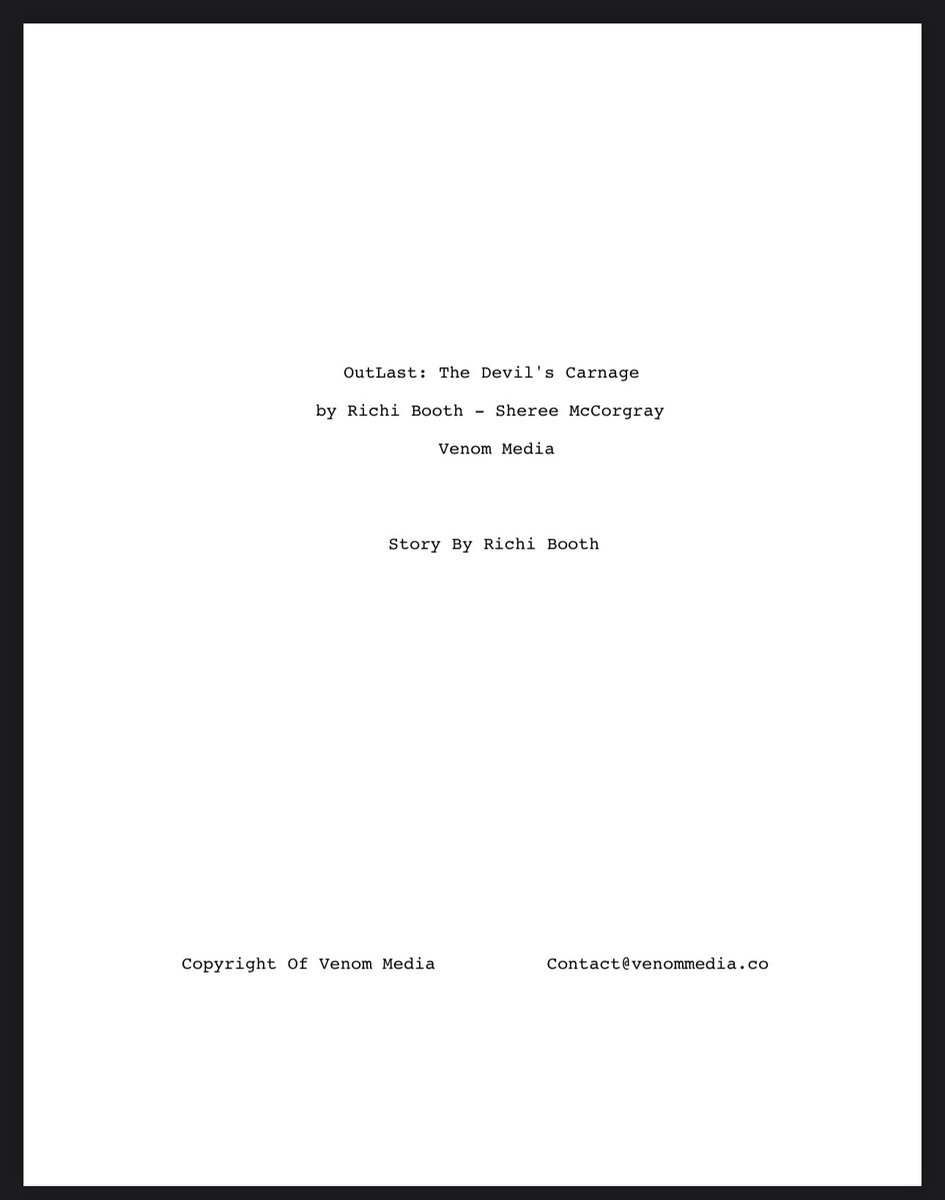 And we’re done 100 pages of <a href="/TDCarnage/">The Devil’s Carnage From Venom Media</a> from <a href="/HeyVenomMedia/">Venom Media</a> Only took us a year and a half to write and draft amounts 🤯 support your next generation off #thedevilscarnage 

#indiefilm #script #actiontwitter #Horrorfam #Filmmaking #werethecarnagelies
