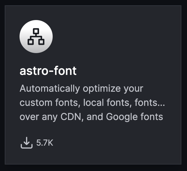 astro-font by LaunchFa.st
