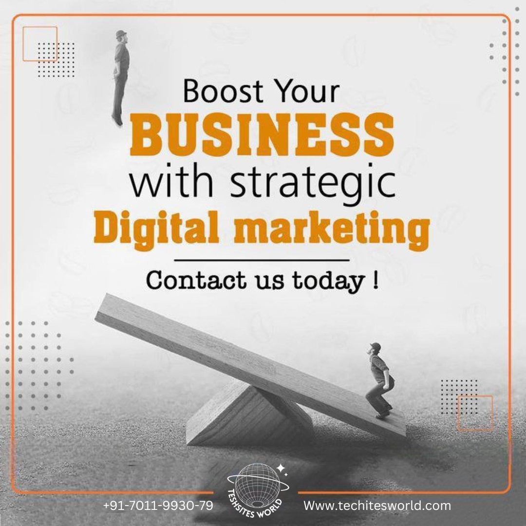 Techsiteworld1's tweet image. Elevate your brand with our results-driven digital marketing agency. We specialize in strategic online solutions, optimizing visibility, engagement, and conversions. 
Visit now: techsitesworld.com
Call us: +91-7011-9930-79
#DigitalMarketingGermany #DigitalMarketingdubai