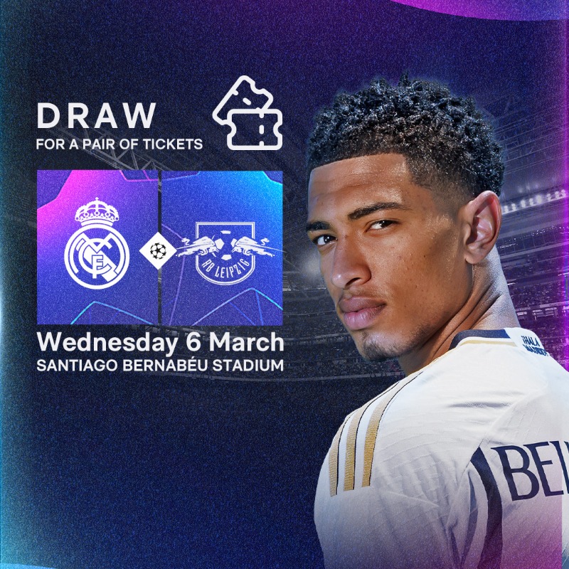 realmadrid's tweet photo. You are invited to enjoy a Real Madrid experience