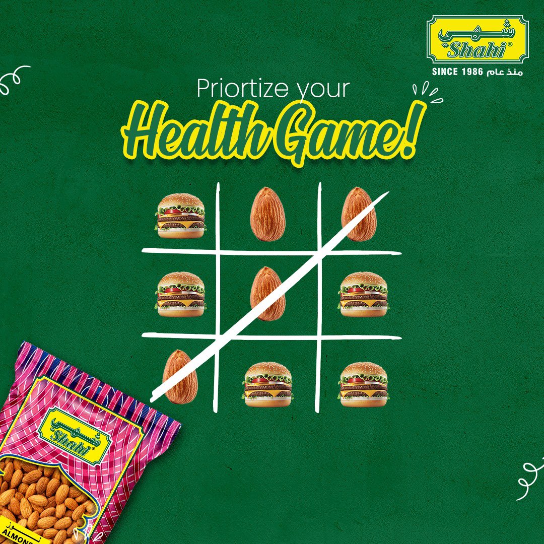 Crack open a world of goodness with our premium Shahi Almonds. Prioritize your well-being and savor the royal taste!🏋️‍♂️