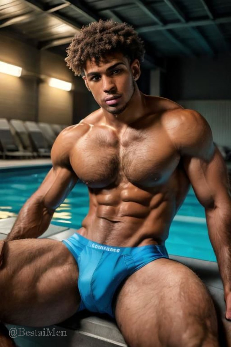 bestaimen's tweet photo. Bulging Out of His Swim Shorts (link in bio) #bigbulge #bulgealert #bigdickproblem #swimmer https://t.co/8TOa0ocKHr