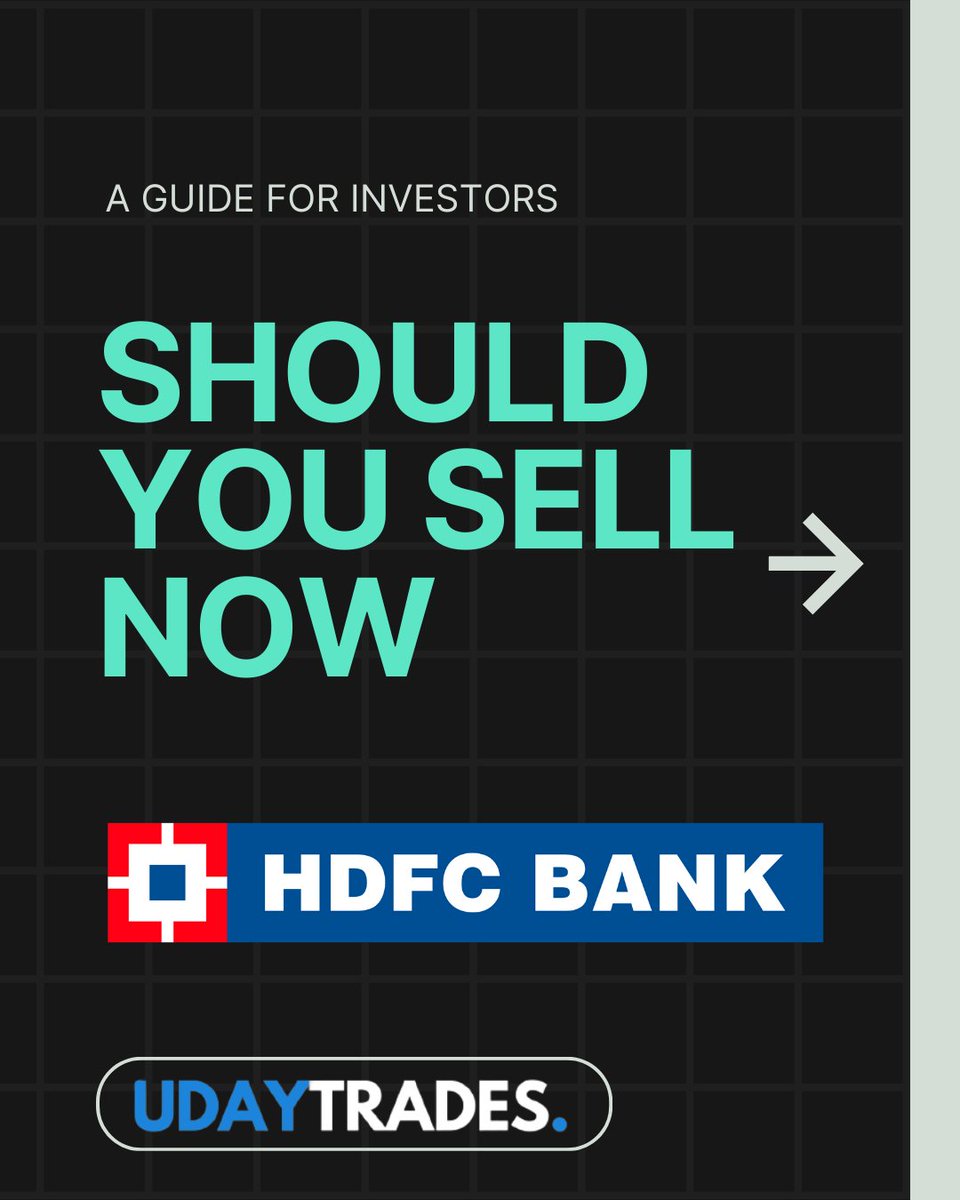 TradesUday's tweet photo. Should investors sell now?

As an investor, this is not the time to exit. You should buy low, sell high, and not buy high, sell low.

Reason:
There is valuation comfort in this stock. It is trading at around its lowest PE.

Enter now?
No, let the dust settle.

#hdfcbank https://t.co/QVEJp5HsST