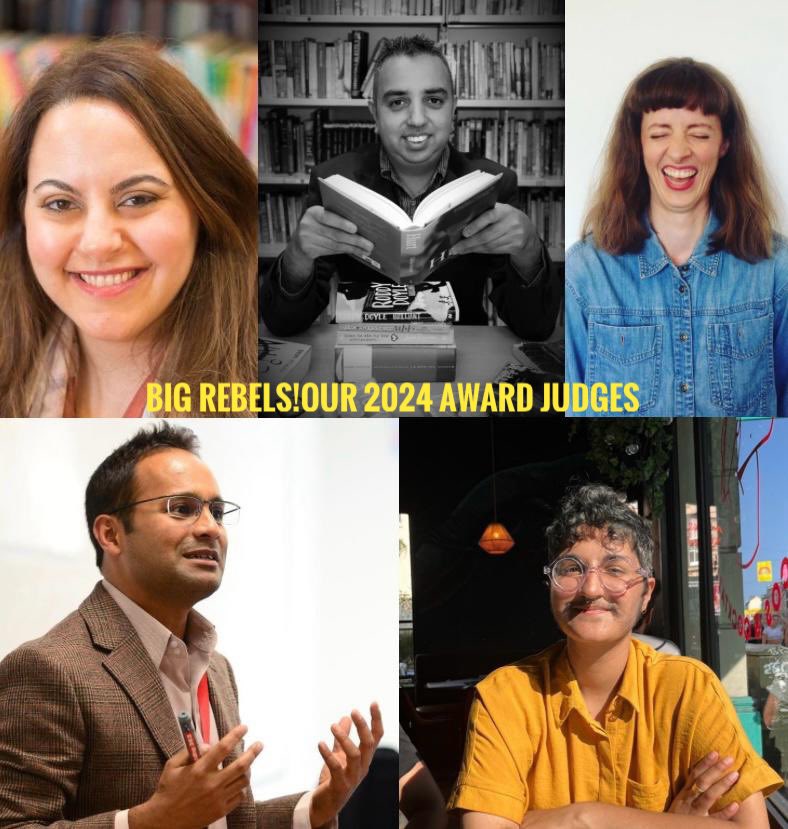 “I can’t think of a time during my lifetime when radical children’s fiction has been more important.” Alom Shaha We’ve two new judges joining us this year! ⚡️Welcome @SoofiyaC & @alomshaha Judging alongside @storyriver @Jake_Hope @emilyhb littlerebels.org/guest-judges/