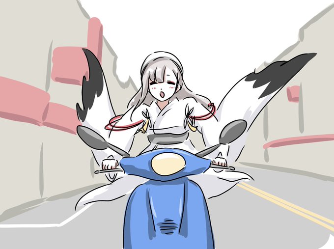「女の子 バイク」のTwitter画像/イラスト(新着)｜4ページ目