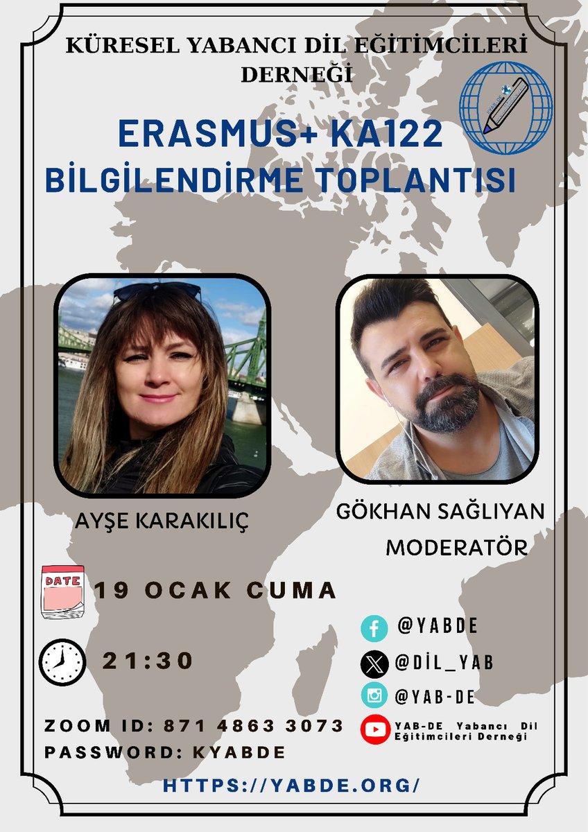 Erasmus+KA122 Webinarımıza davetlisiniz <a href="/gokhansagliyan/">GökhanS</a> <a href="/AysekarakL/">ayşekarakılıç</a>