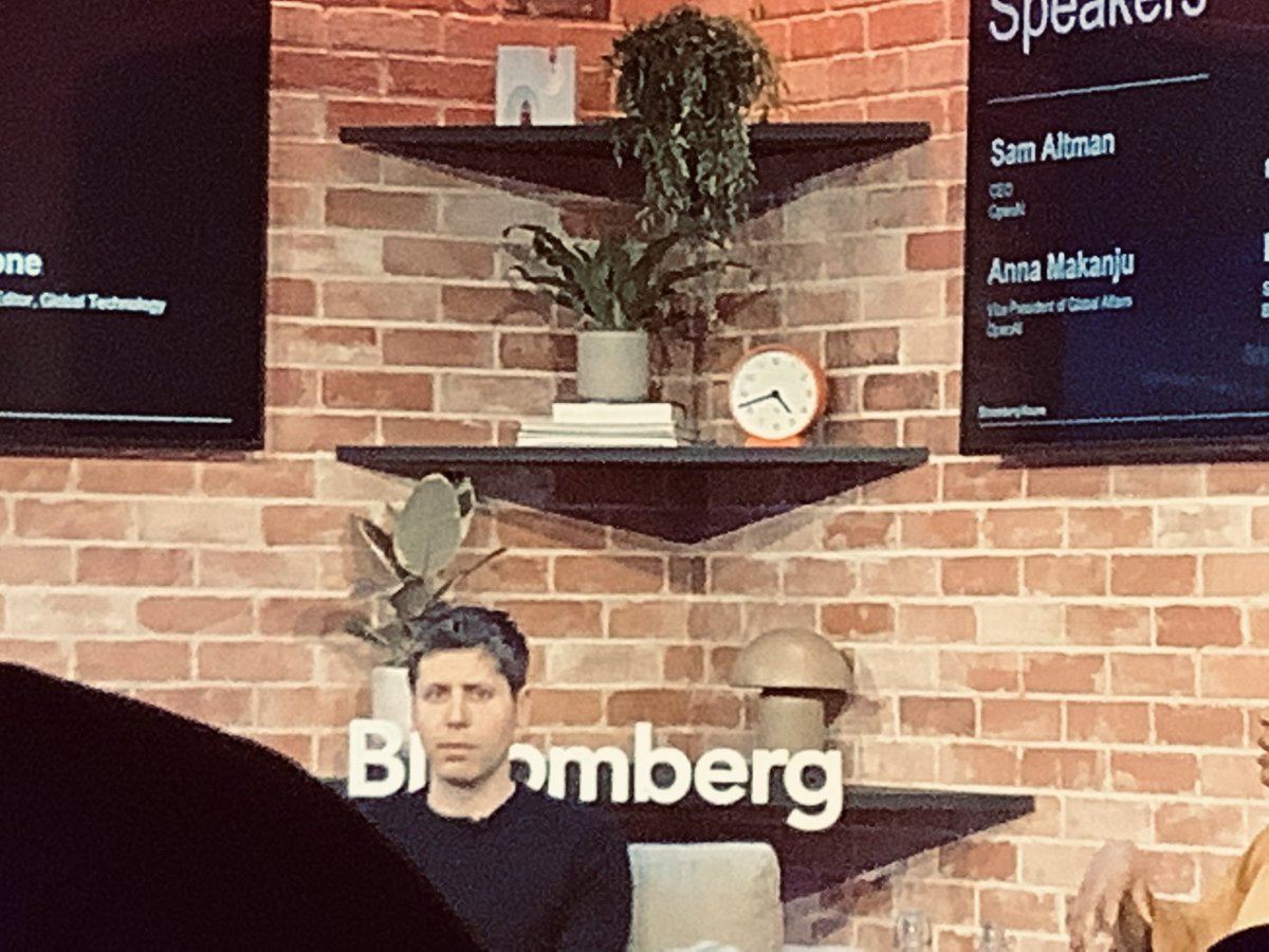 akouassi's tweet photo. The 🐝 buzzword at this year #Davos is #GenAI but more than a buzzword it’s impact will be profound! The queue to attend @sama Altman talk highlighted the interest of the topic. I was impressed by @SandboxAQ. The book 📚 by CEO @jackhidary is a easy read for executive on #AI https://t.co/x6Y08l1Xqw