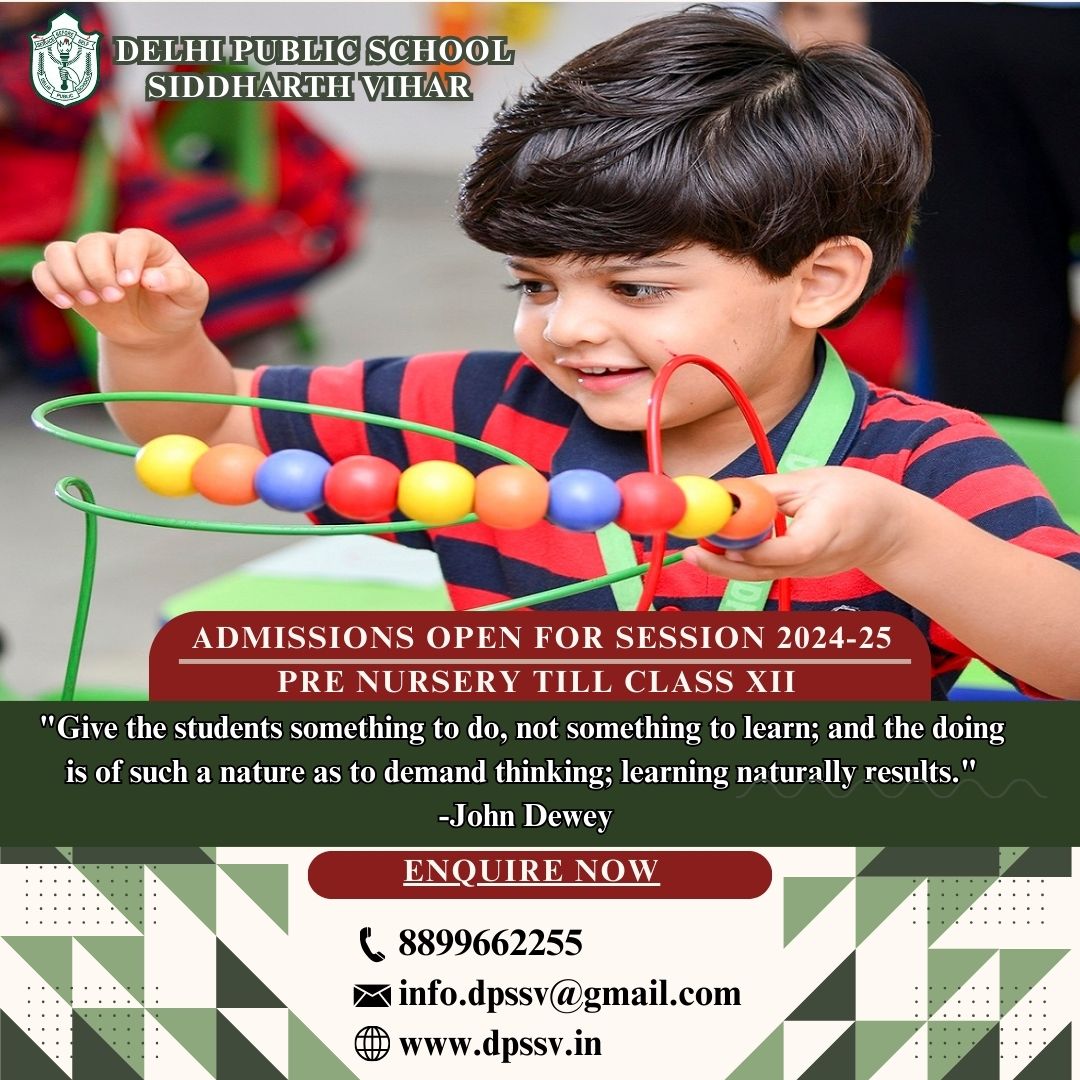 dpssiddharthvih's tweet photo. Admission Open for the Session 2024-25 at Delhi Public School Siddharth Vihar

#DPSSiddharthvihar #dpssv #admissionsopen2024 https://t.co/4tGo2Lso8B