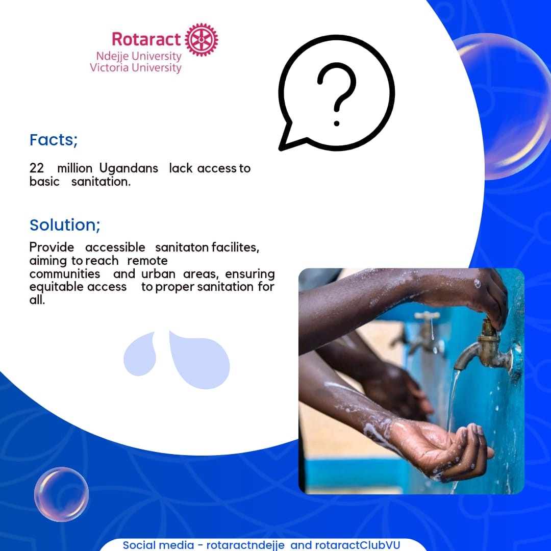 RotaractNdejje's tweet image. SANITATION FACT
#BUYONJJO
#WhereCleanlinessBegins
#WashForAll