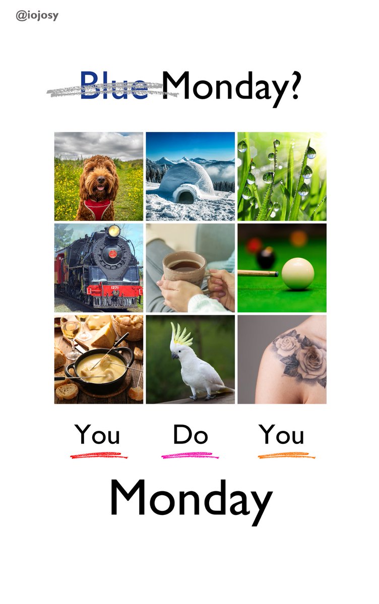 Josephine Graham (@iojosy) on Twitter photo Wow, a second joint win with <a href="/OneMinuteBriefs/">One Minute Briefs ⏱️</a> 😀🙏
This poster is to promote #AnythingButBlueMonday
The twist is, what you’re promoting must rhyme with blue.
Look closer - all the pictures also rhyme with blue. 💙💙💙 Wow, a second joint win with <a href="/OneMinuteBriefs/">One Minute Briefs ⏱️</a> 😀🙏
This poster is to promote #AnythingButBlueMonday
The twist is, what you’re promoting must rhyme with blue.
Look closer - all the pictures also rhyme with blue. 💙💙💙