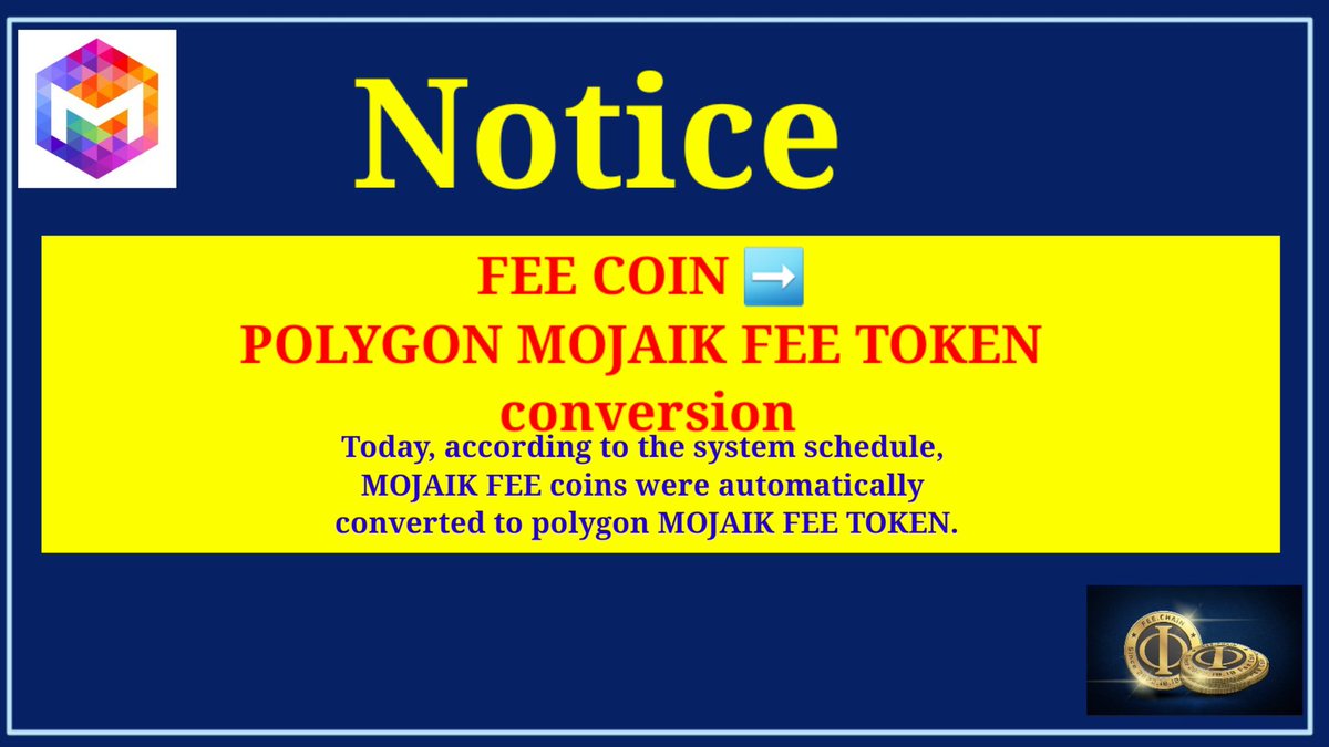 Mojaik Official tweet media