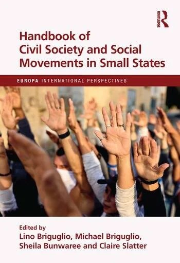 In this @routledgebooks Handbook, authors argue that social movements tend to engage in ‘contentious politics’ (like protests) while NGOs are more organized and institutional. #Smallstates characteristics have a bearing too 👉t.ly/Mqbz @stefanomoncada @BriguglioMike